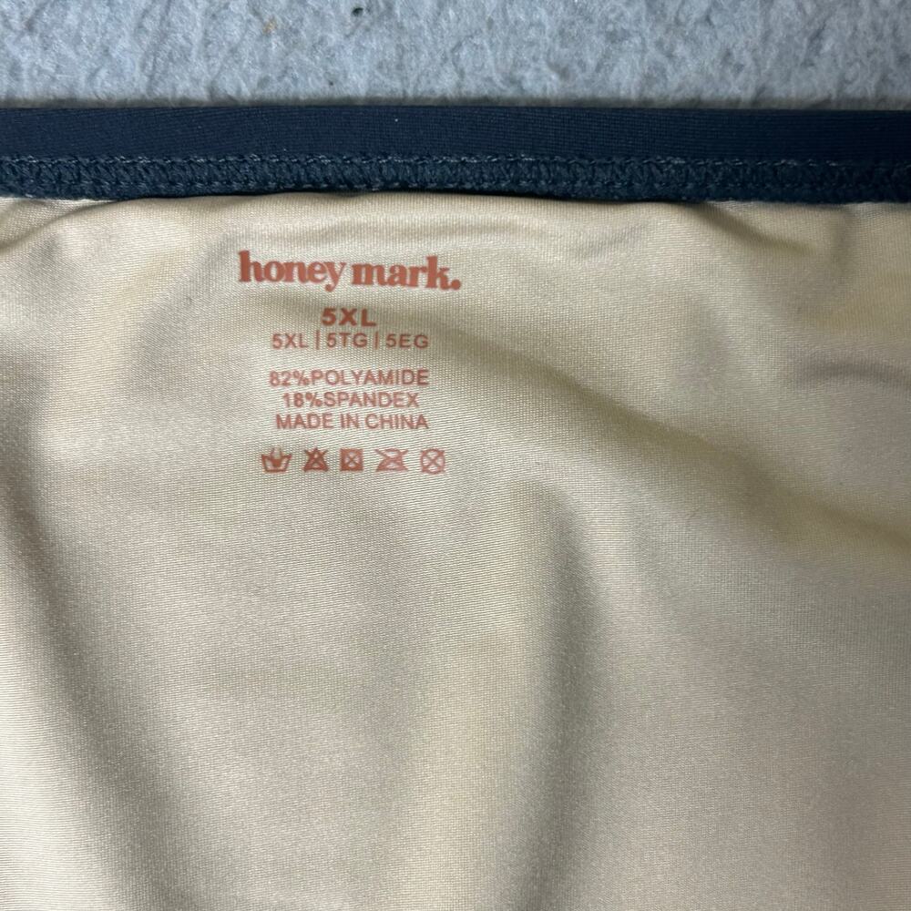 New Honey Mark Swim Bottoms High Waist Full Coverage Gray‎ 5XL - Picture 3 of 6